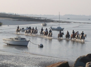  between the boats 